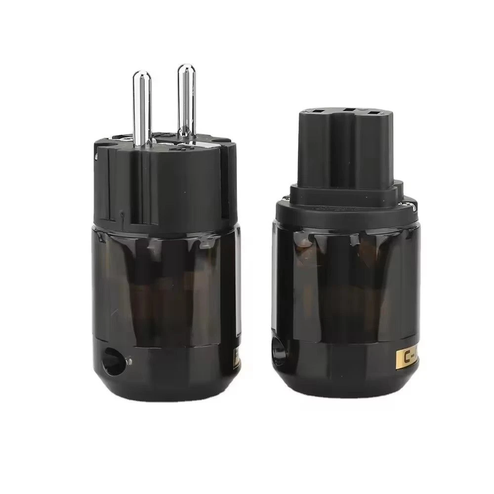 004 EU or US Standard Power Plug Speaker/Amplifier/CD Player Power Cord Connector
