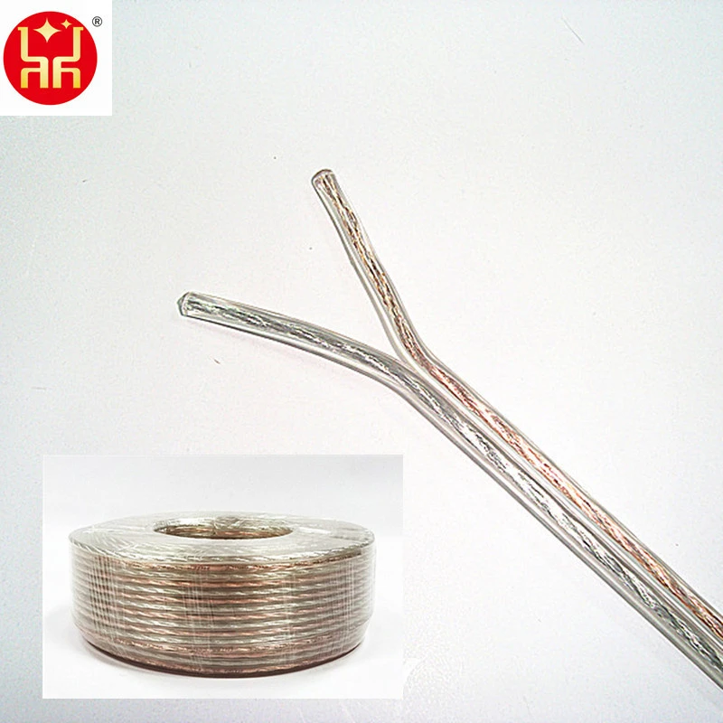 1.0mm2 TCCA &CCA Mixed Clear Speaker Cable