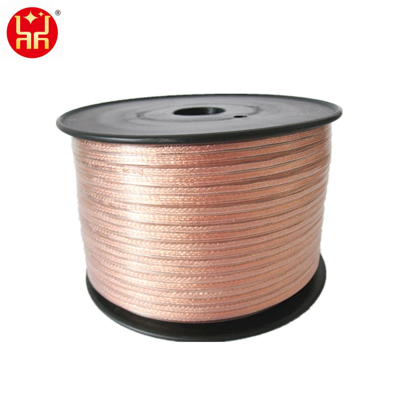 1.5mm2 OFC Transparent Braiding Speaker Cable /Audio Cable