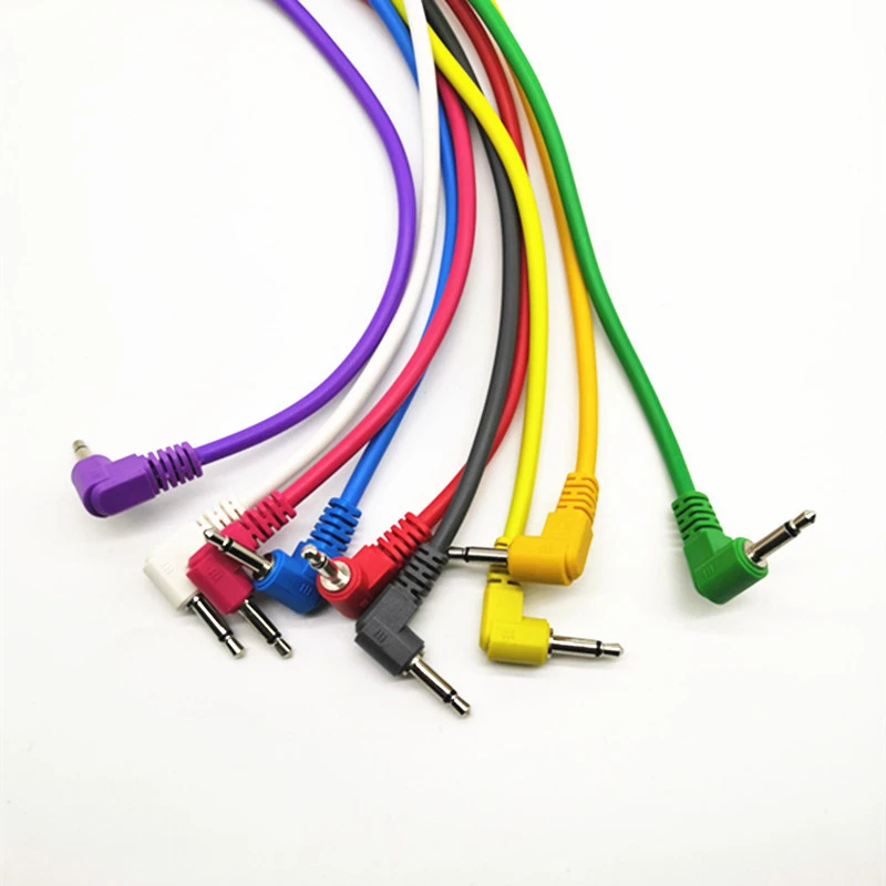 1/8″ Mono Cables 3.5mm Right Angle Mono Plug Audio Cable