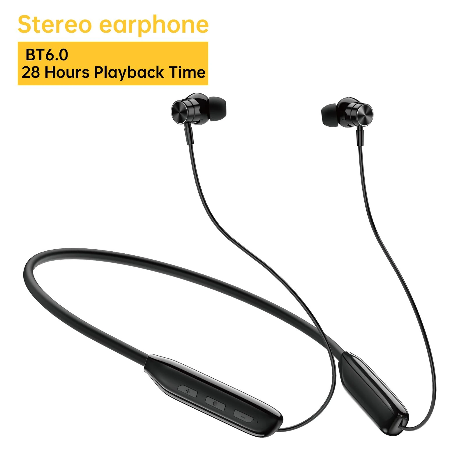 1. Aspor A668 Bt 6.0 Neckband Bt Headphones 28h Long Playtime Magnetic Wireless Sport Earbuds