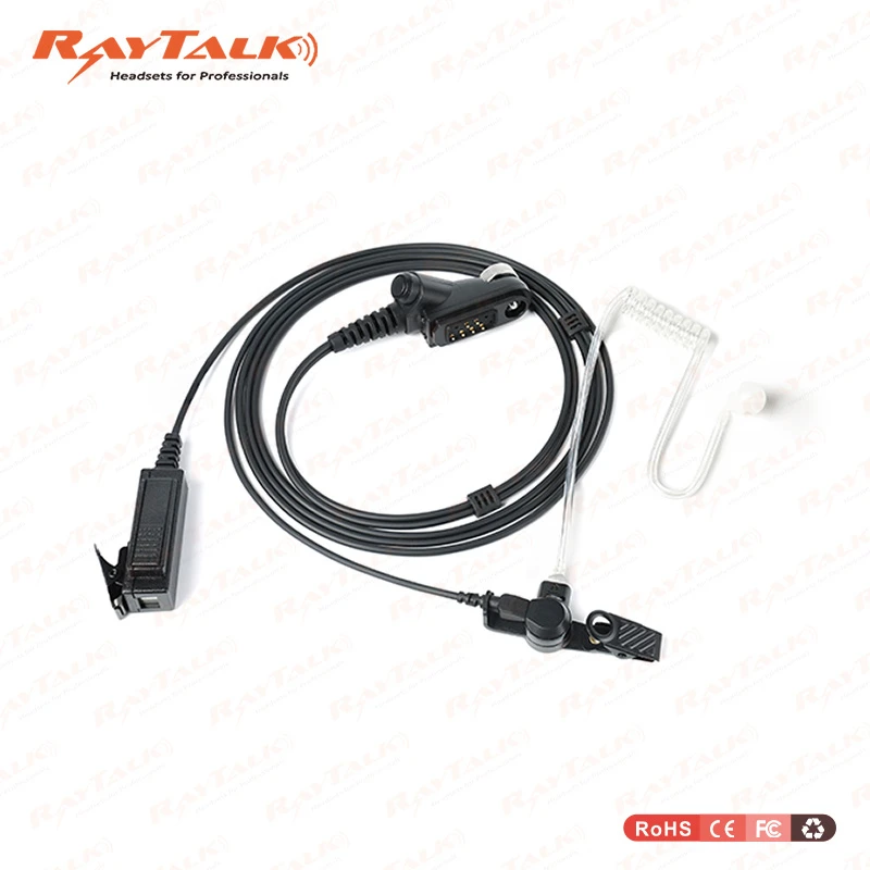1 Wire Acoustic Tube Earpiece with Braided Fiber for Motorola Xpr Series Xpr6000 Xpr6550
