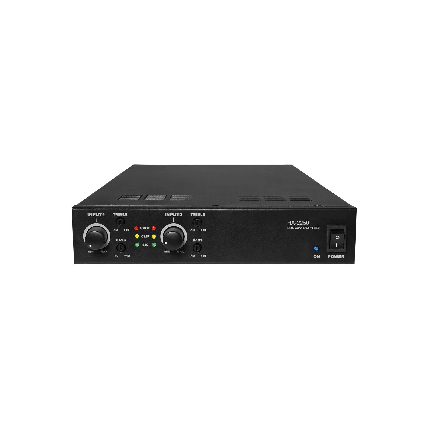 1 or 2 Channel 500W Mini High Power Professional Audio 100V Power Mixer Amplifier for PA Public Address System