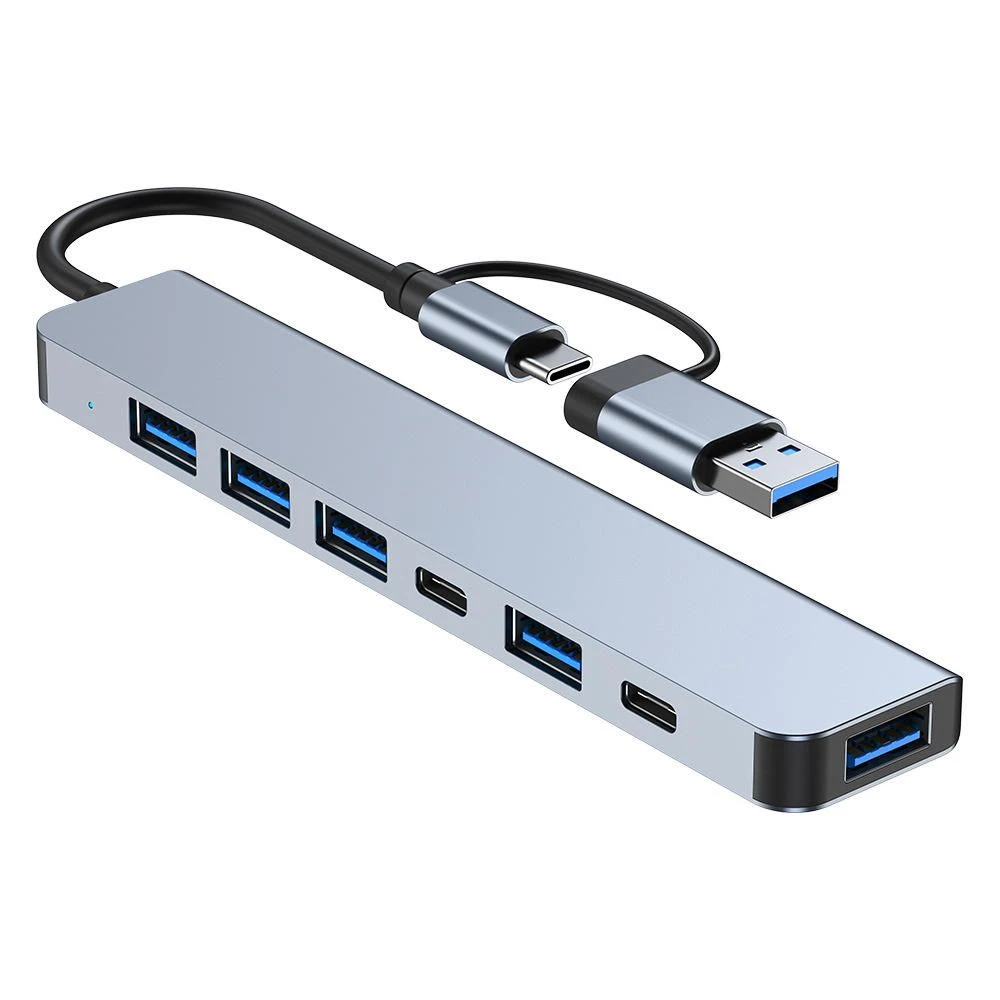 11/10/8/7/6/5/4/3 in 1 USB C Hub Docking Station Adapter for Laptop USB 3.1 Type-C Hubs with HDTV VGA RJ45 SD TF Audio Pd 100W>