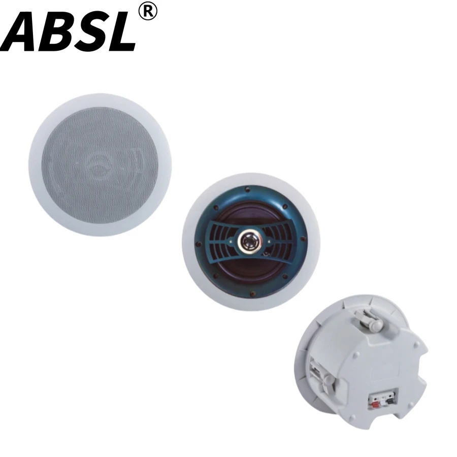 110V Loud Speaker 20W-30W 6.5” Coaxial PA Ceiling Mount Speaker for Iraq