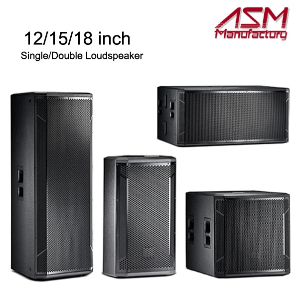 12″ /15″ Wooden Speaker Cabinet/ PA Speaker Box
