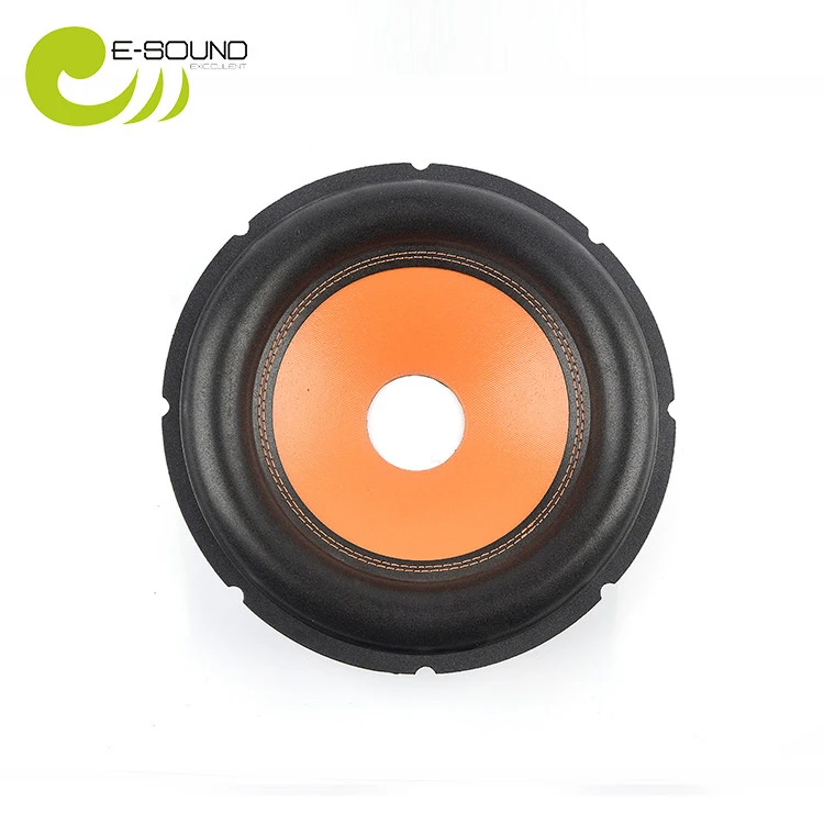 12″ Big Foam Edge Orange Painting Subwoofer Non-Pressed Paper Cone