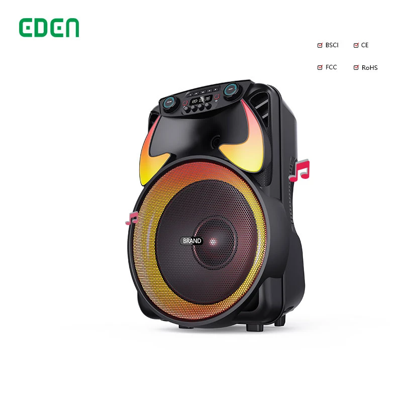 12 Inch 15 Inch Powered Sound System Amplifier Home Theater Sound System Bluetooth Outdoor Speaker