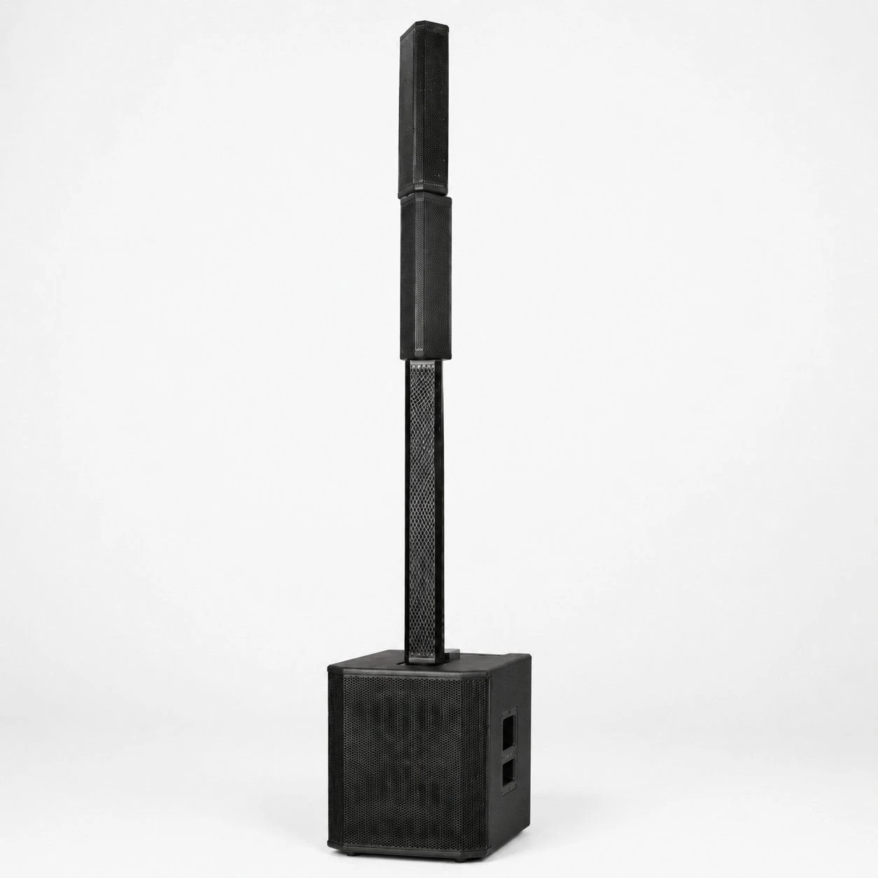 12-Inch Active Portable Column Array Speaker System with Subwoofer for Events Halls