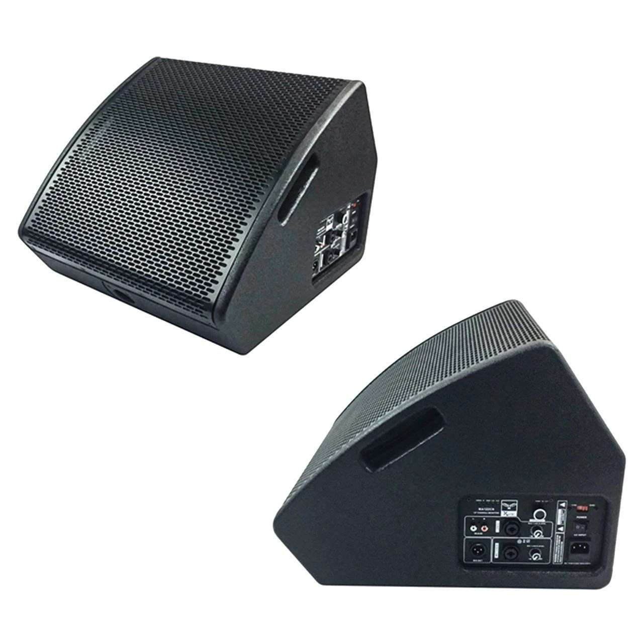 12 Inch Class D Amplifier Wood Cabinet Active Monitor Speaker