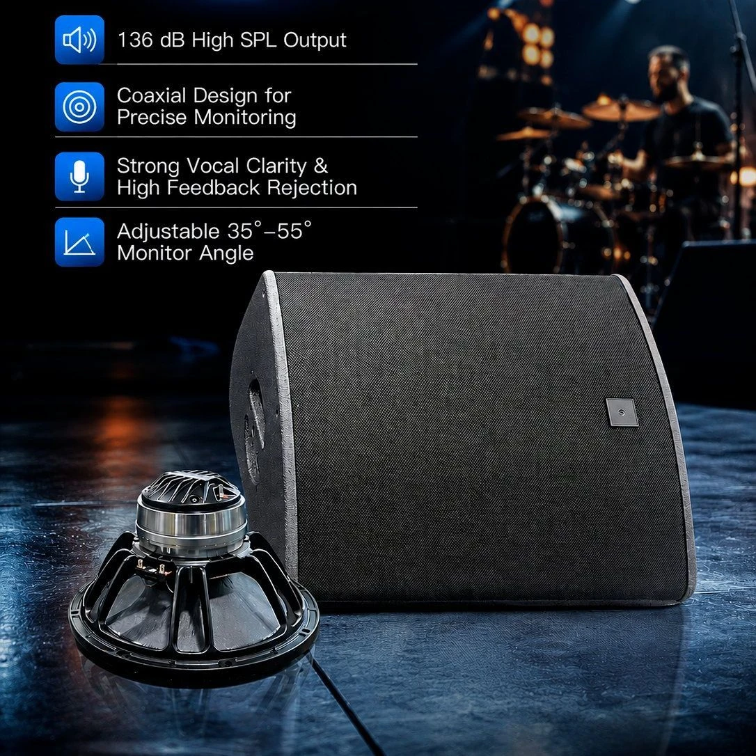 12 Inch Speaker Coaxial Monitor Audio Professional Stage