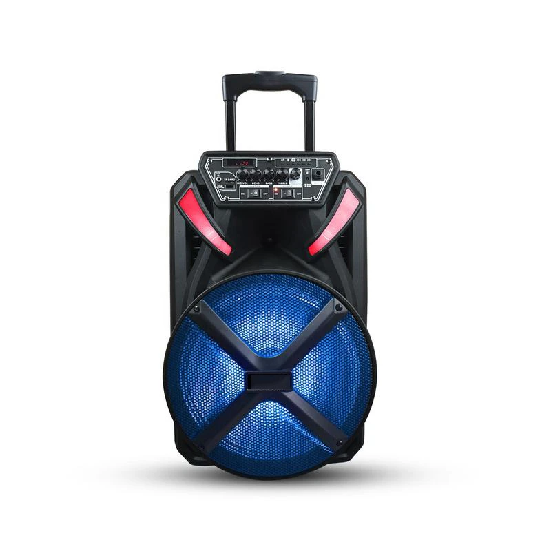12 Inch Trolley Colorful Lights Wireless with Bluetooth Card Audio Sub-Woofer Speaker