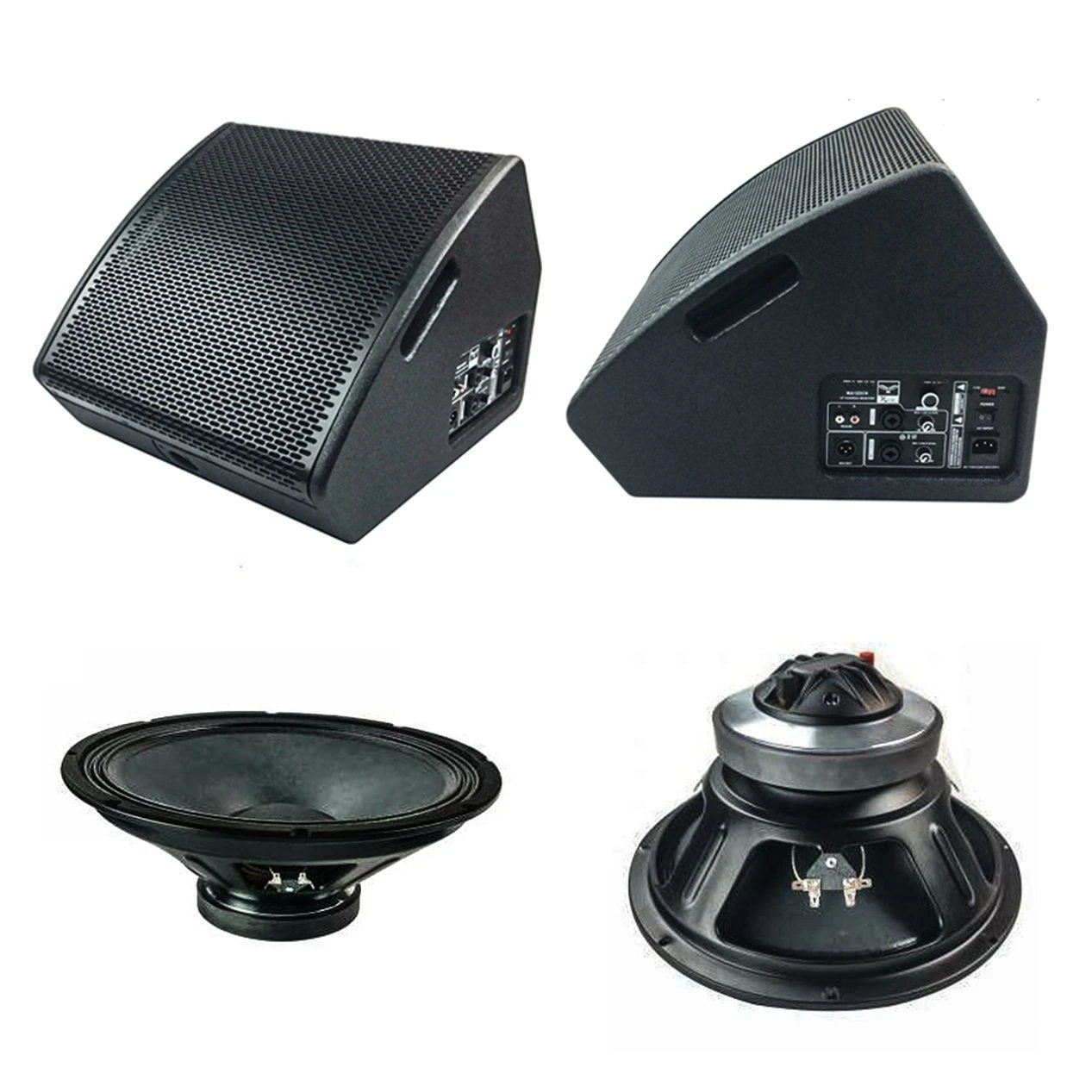 12 Inch with DSP and Black Painting Finish Active Monitor Speaker