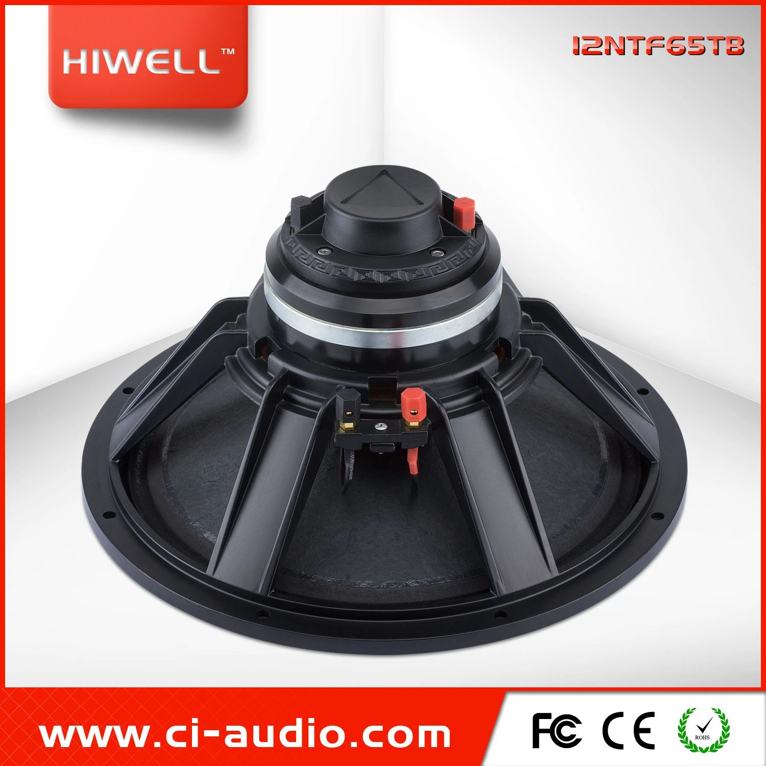 12” Neodymium Magnet, 2.5” &1.75” Voice Coil Coaxial Loudspeaker.