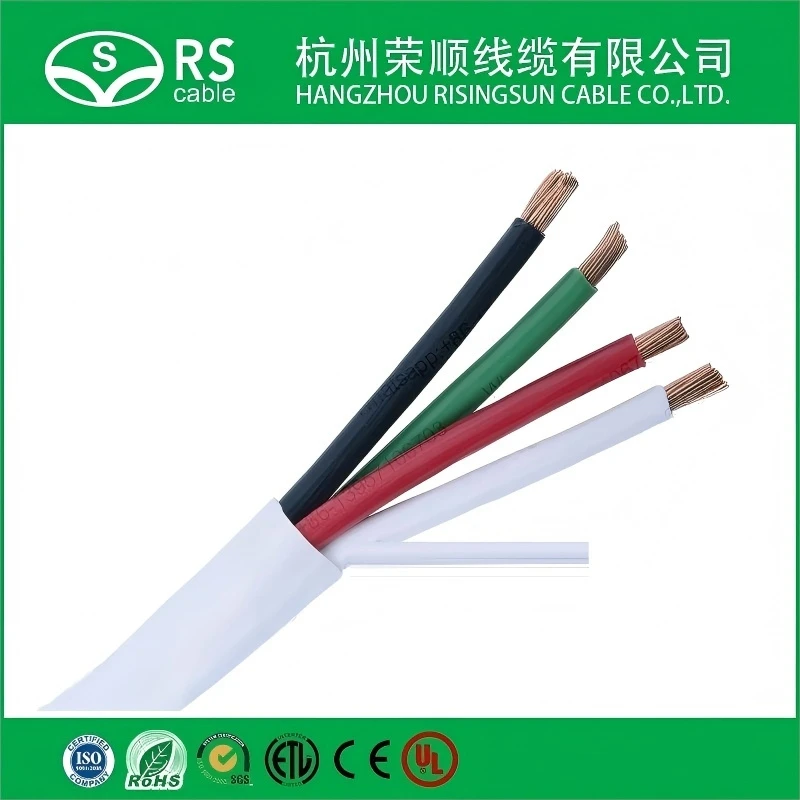 12AWG 14AWG 16AWG Four Conductor Budget Home Theater Speaker Wire
