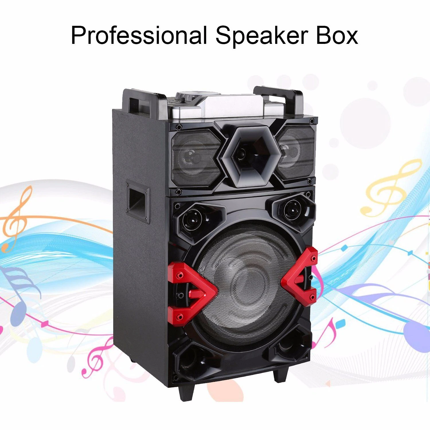 12inch Active 2-Way Speaker with USB, SD, MP3 Player, FM, Bluetooth