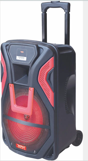 15 Inch Rechargeable Bluetooth Speaker Box with Digital Display F15-03