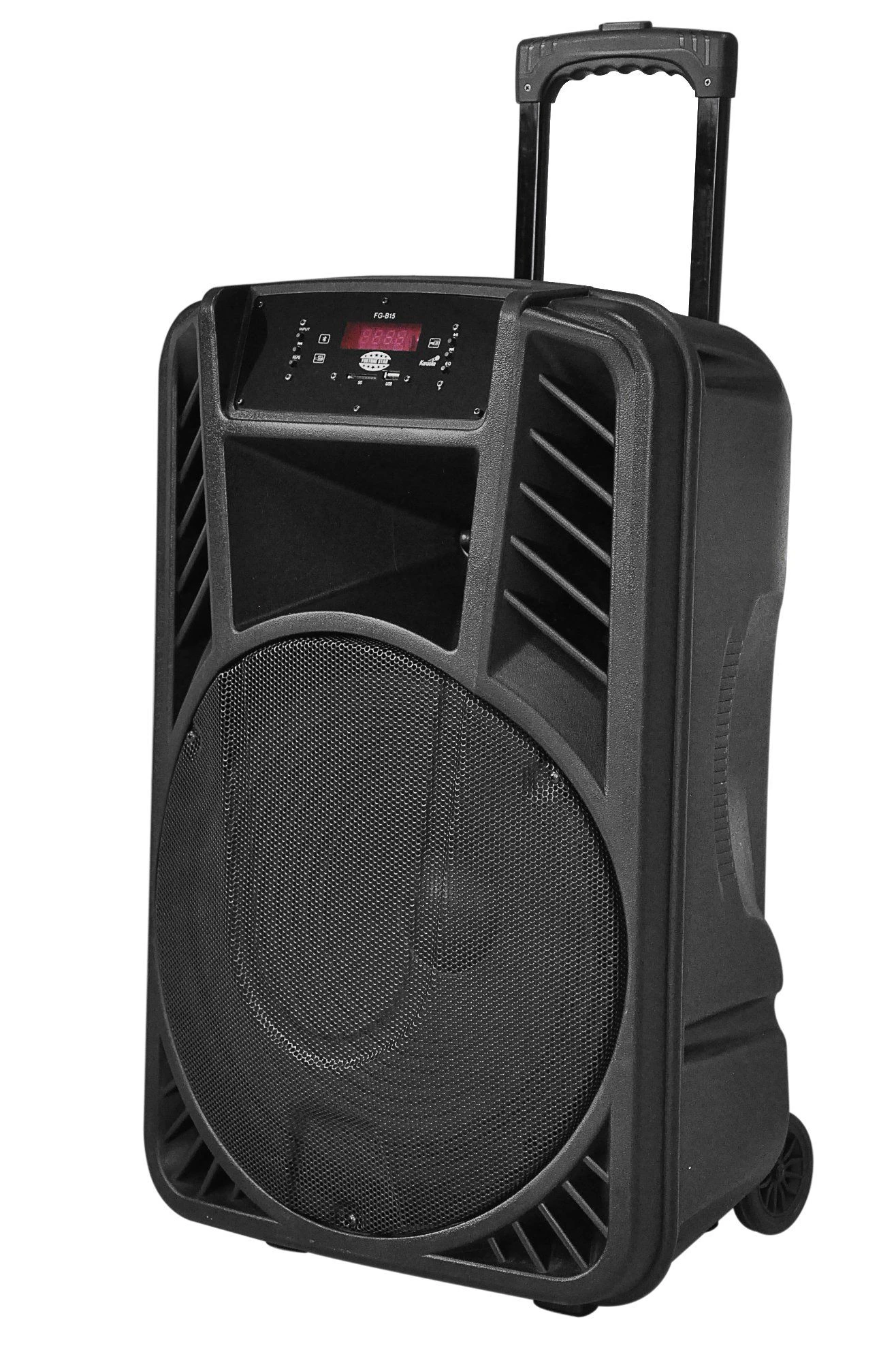 15 Inches Chargeable Bluetooth Trolley Speaker