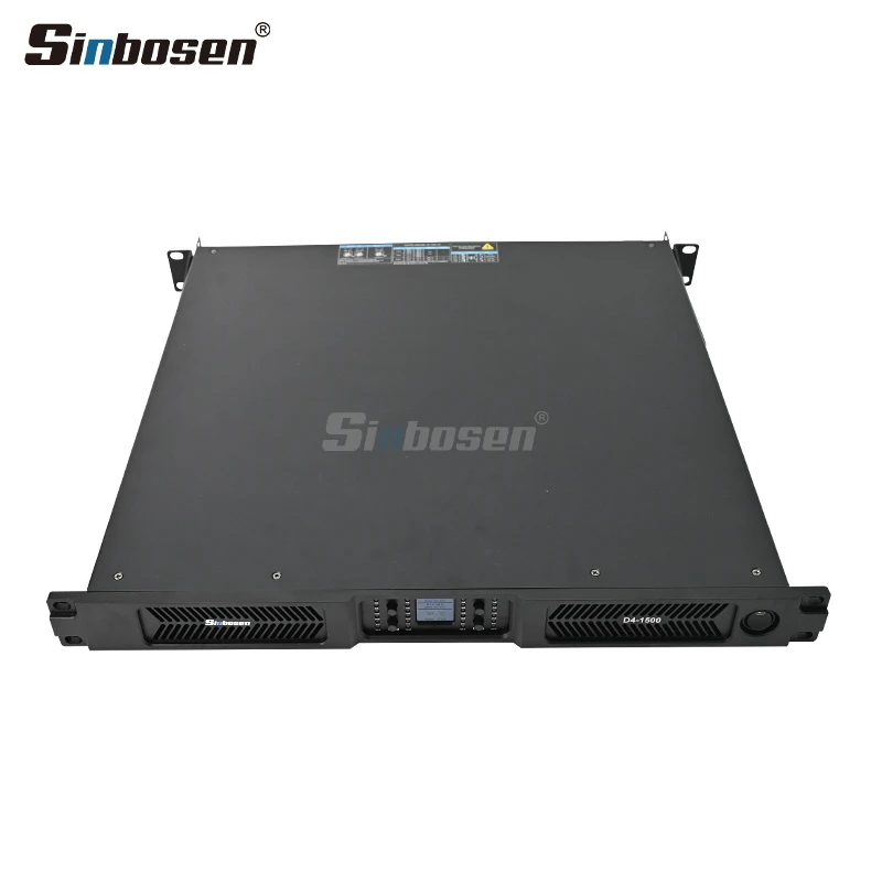 1500 Watt 4 Channel Sound System Speakers and Power Amplifier