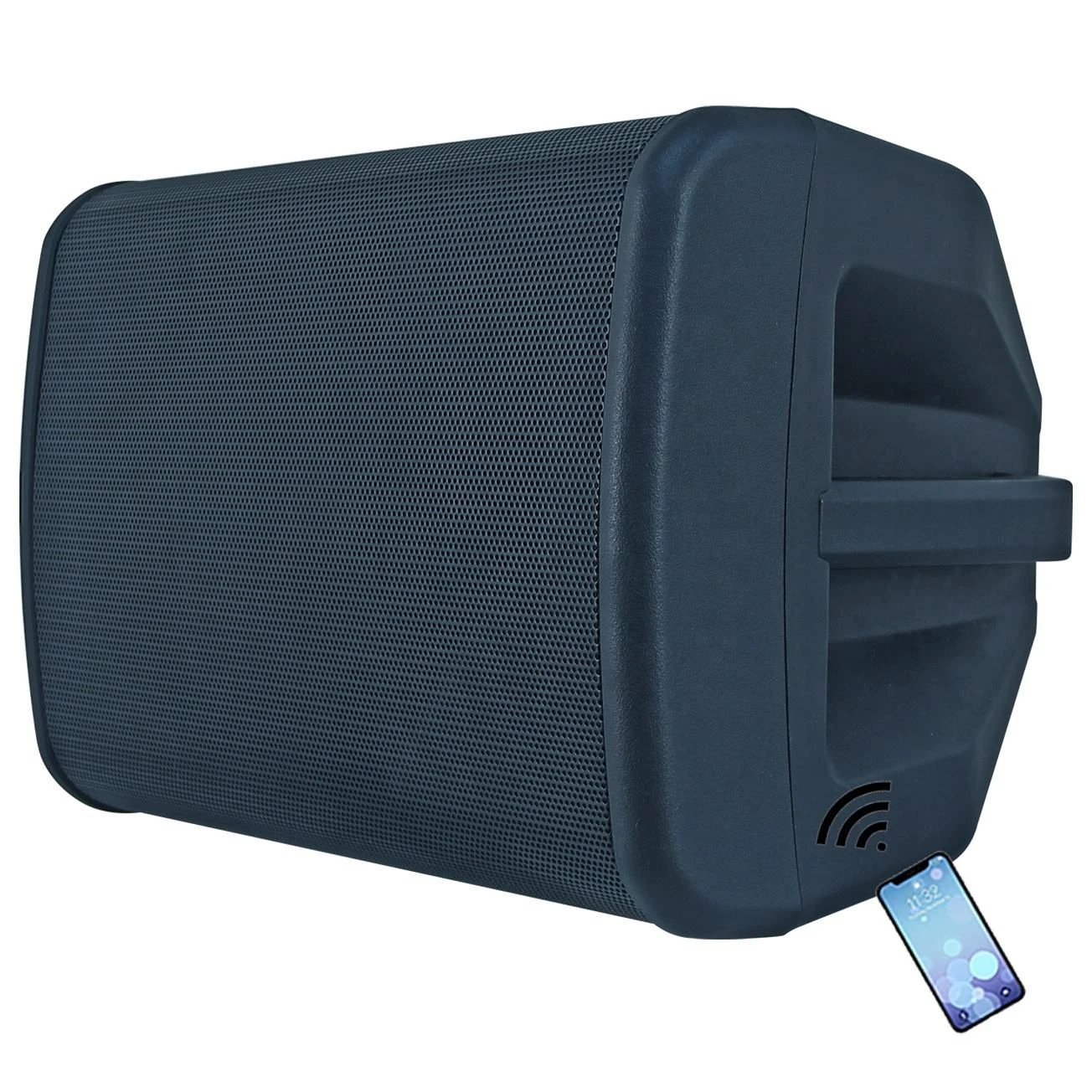 1500W 8″ Portable Professional Audio PA Speaker System Outdoor Karaoke Battery Guitar Sound Box with Bt DSP Mixer