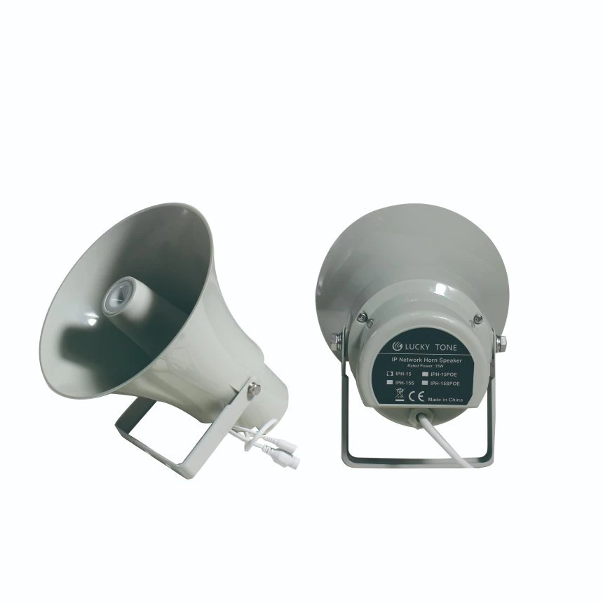 15W SIP Horn Speaker with Poe Power Supply