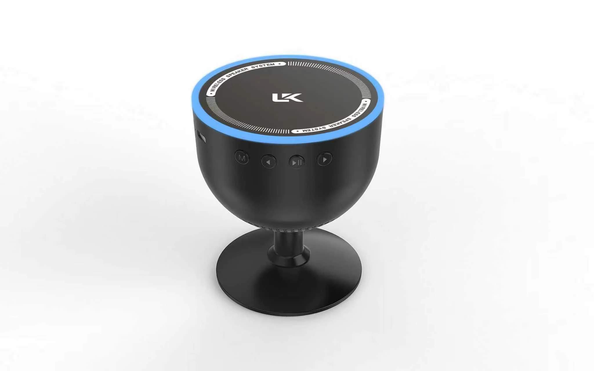 15W Wireless Bluetooth Speaker 5.3 with RGB Colorful Lights, Portable High Power Audio Player