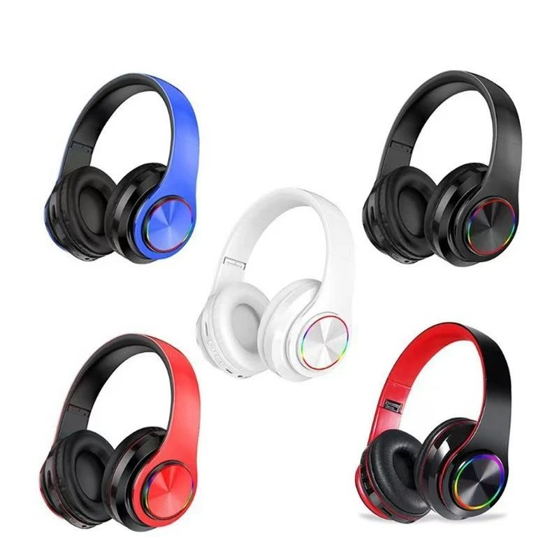 15h Standby 5.0 & Downward Version Foldable Bluetooth Headband Adjustable Headphone Wholesale Wireless Headset