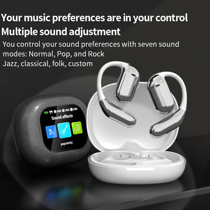 16PRO Clip Open Earbuds Touch Bluetooth 5.4 Low Latency Gaming Stereo Headphones