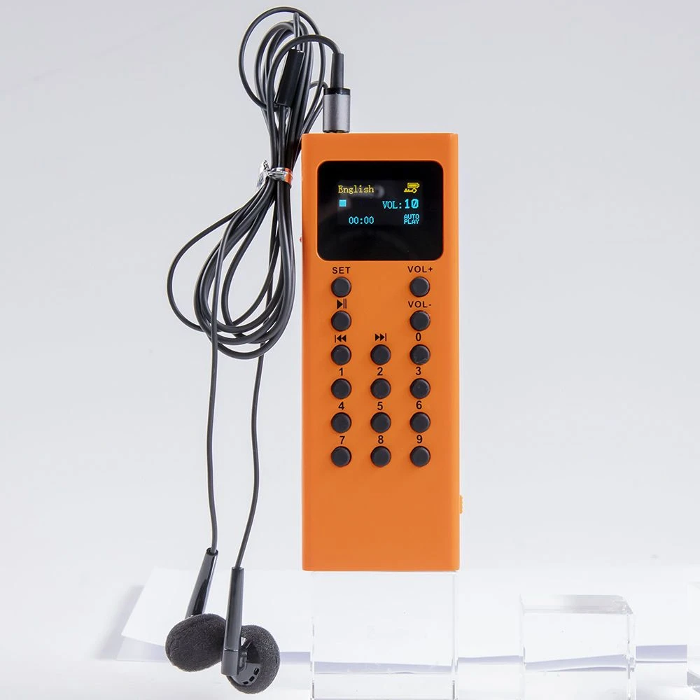 16g Capacity Multiple Language Channel Audio Player Audio Guide Museum