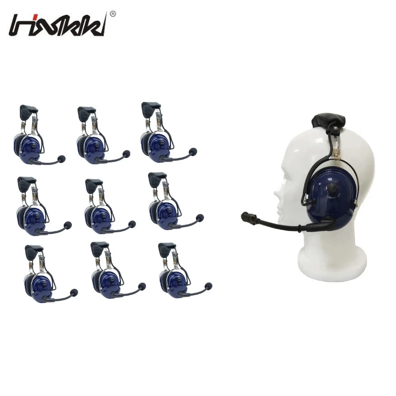 2.4G Full Duplex Wireless Intercom Hands-Free Ear Hearing Protection Headset