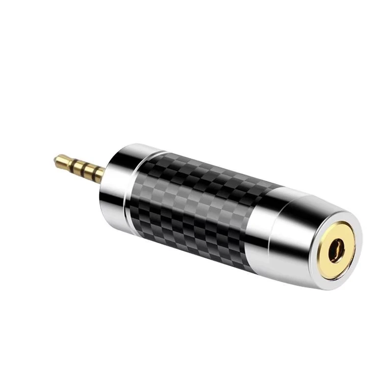 2.5 TRRS Male to 3.5 Female Headphone Plug Connector Adapter