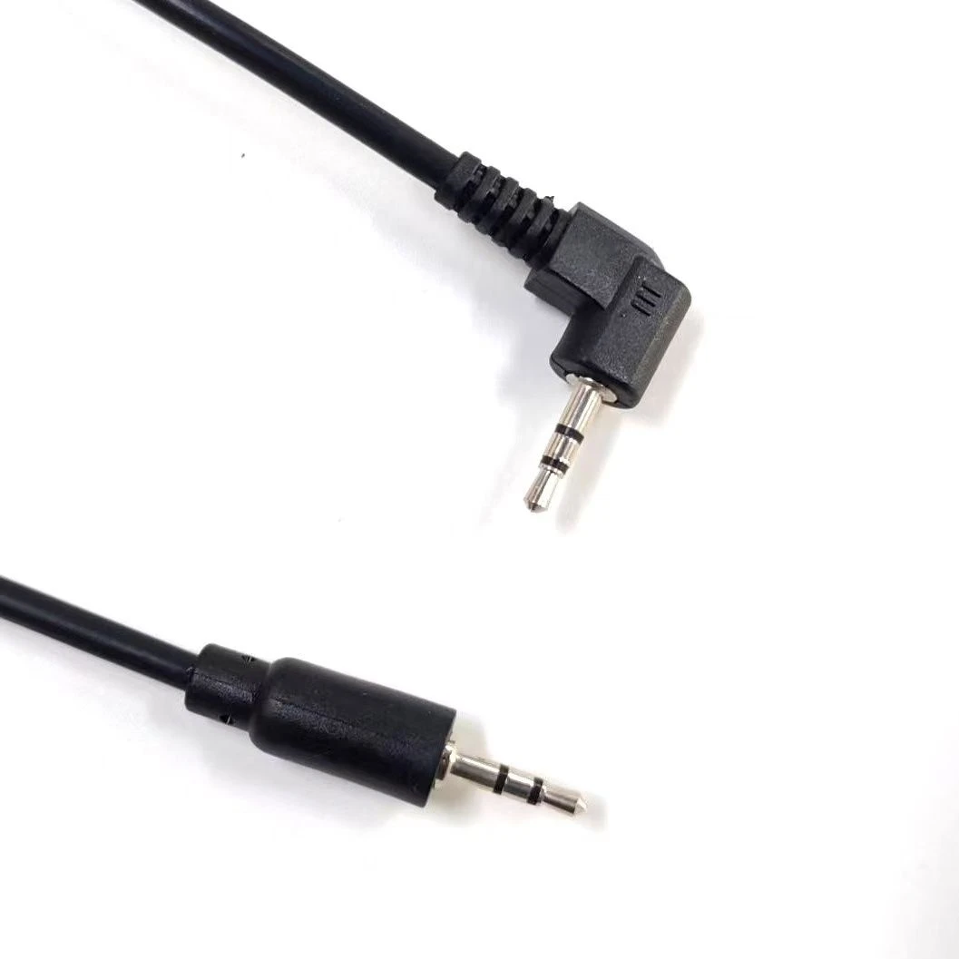 2.5mm Angle to Straight Plug Audio Aux Jack Cable Cord