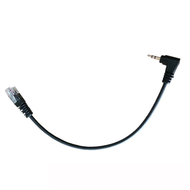 2.5mm Headphone to Rj9 Rj11 Phone Adapter for Call Center Headset Business Center