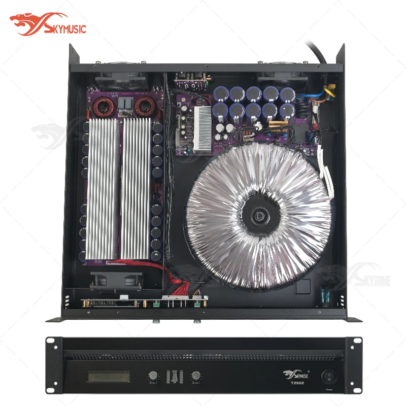 2 Channel 2X2500W Powerful T2502 Power Professional Audio Sound Amplifier, Power AMP
