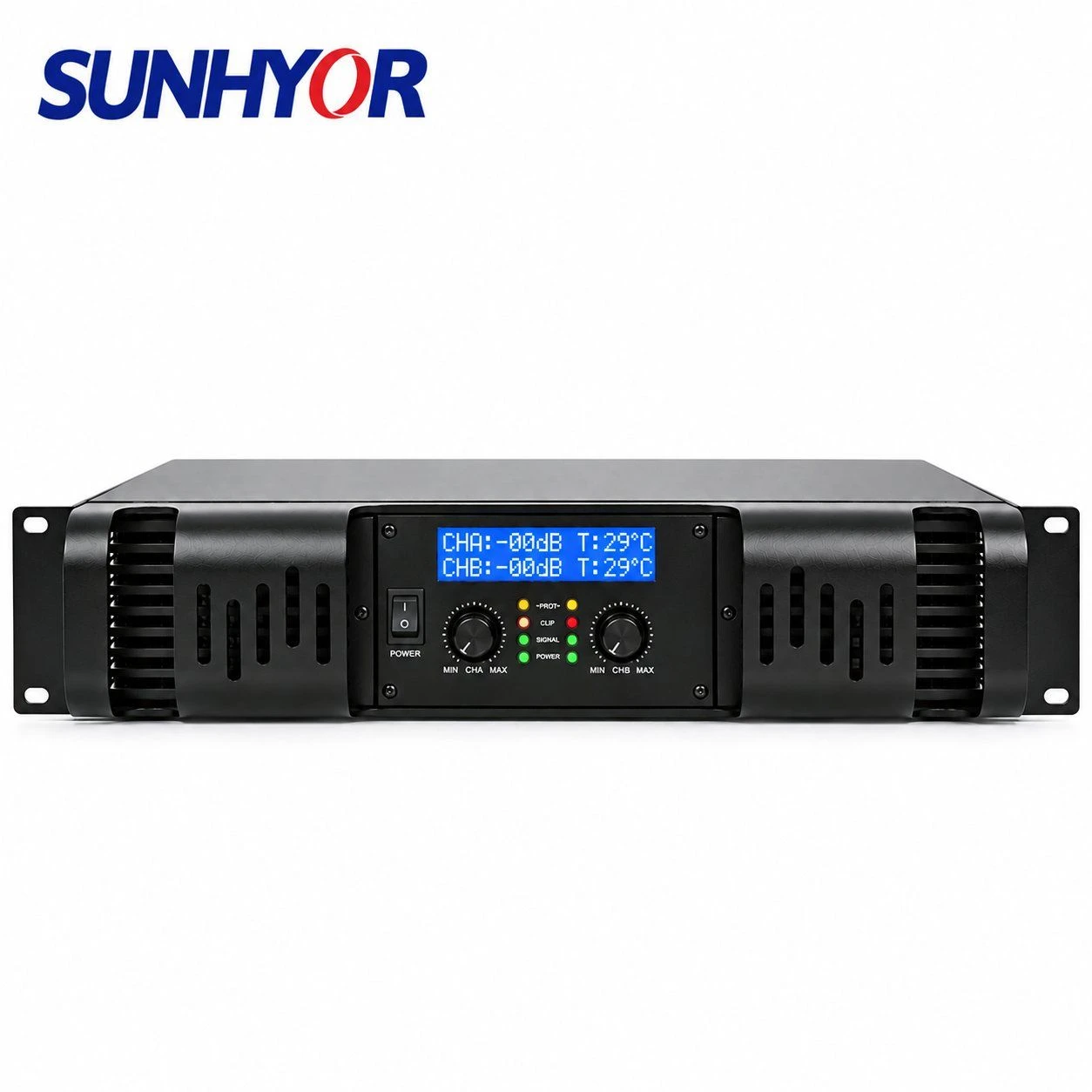 2 Channel LCD Display Professional Power Amplifier