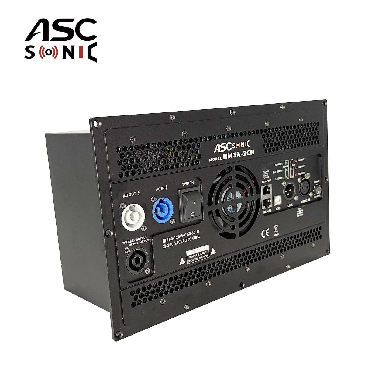 2 Channels 1800W Class D RM3a-2CH Active Amplifier Module for 15” 18” Subwoofer