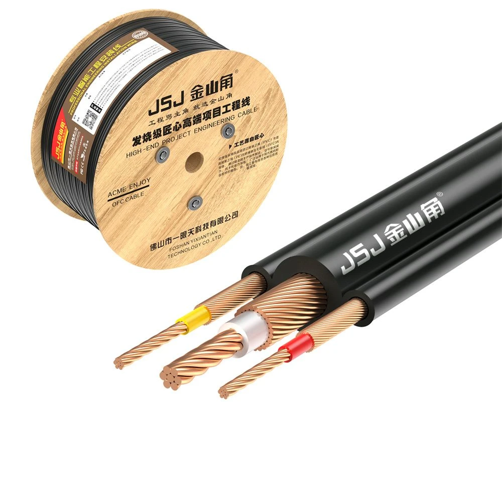 2-Copper Core Speaker Wire, Factory Automotive Audio Auxiliary Cable