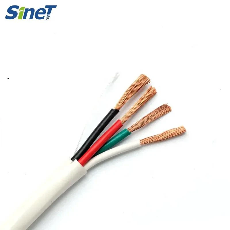 2 Cores 99.9% Oxygen Free Copper Audio Speaker Cable Wire