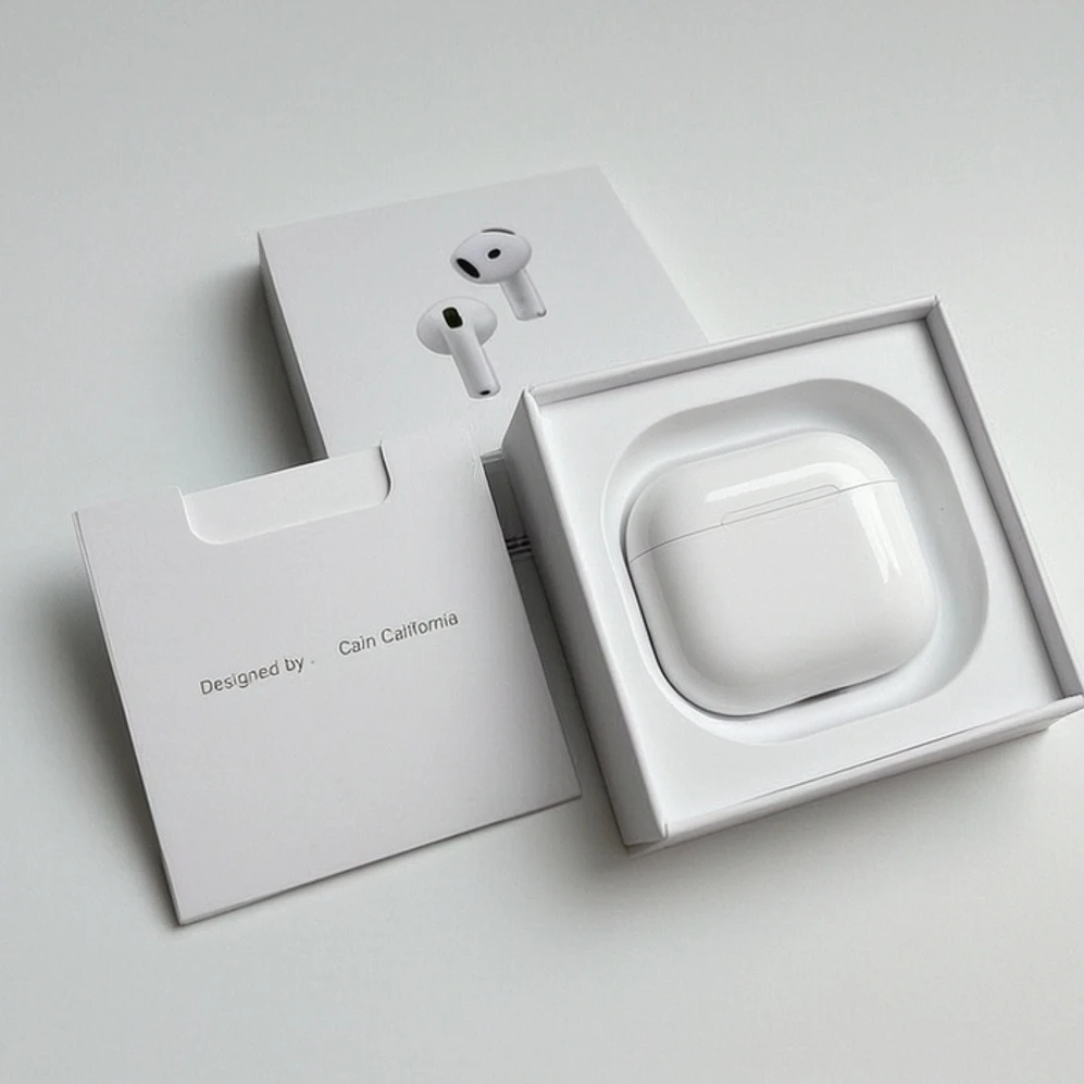 2. Steel-Cased True Wireless Earbuds with Anc and Light Touch