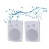 2 Way 2*30W Bluetooth Active Waterproof Wall Mount Speaker with 24VDC Power Adaptor Pair for Outdoor