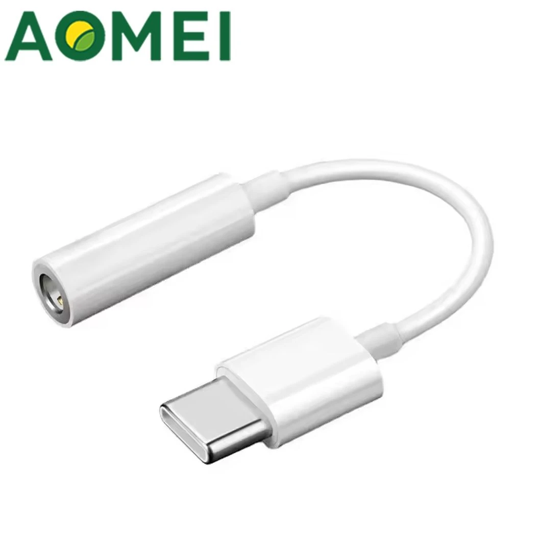 2-in-1 Lightning Audio Adapter for USB to 3.5mm Headphone Splitter Cable Compatible Xiaomi