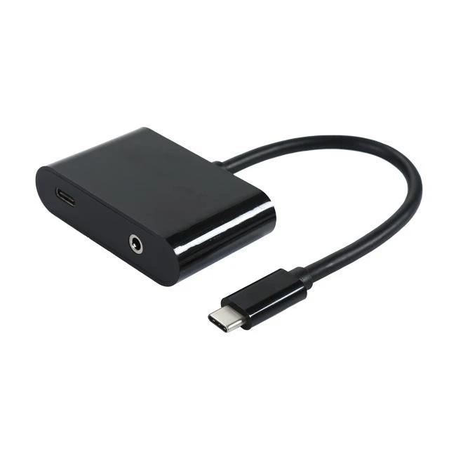 2 in 1 USB C Headphone Charger Adapter with Power Delivery