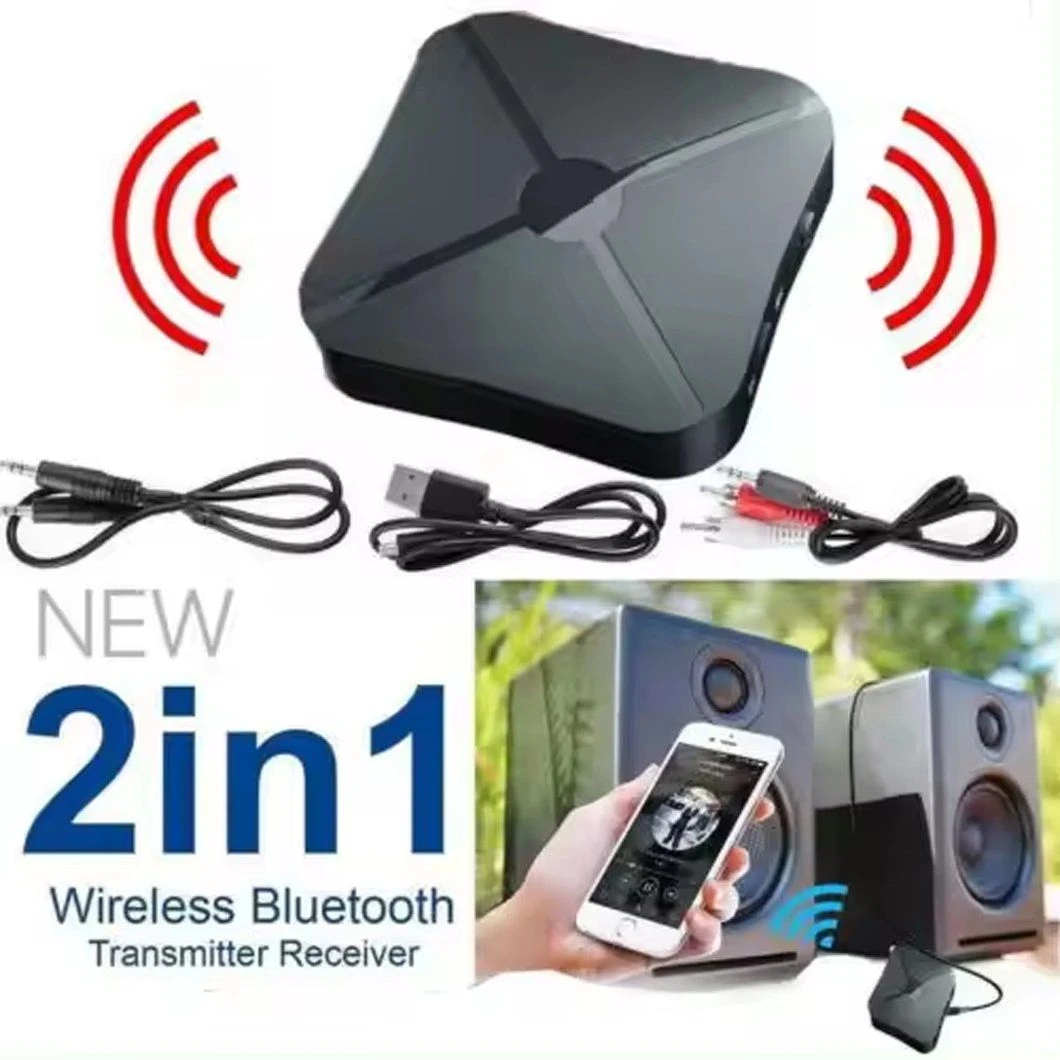 2 in 1 Wireless Bluetooth Transmitter Receiver TV Car Music Receiver Universal 3.5mm Audio Adapter for Headphone Speaker