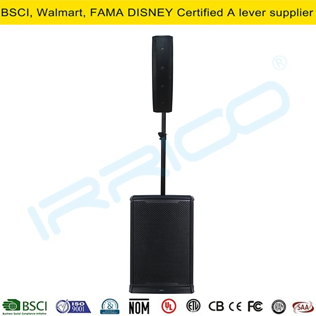 2000W 12inch 1.1 Channel Professional Active Array Column DSP Feature Karaoke System Bocina Parlante PA Bluetooth Party Speaker Audio
