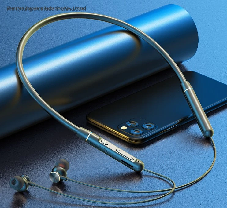 200mAh Bluetooth Earphone Neckband Wireless Headphones Bass Stereo with Noise Canceling Long Battery