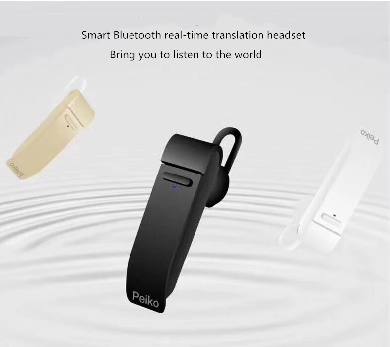 2018 Latest Smart Real-Time Translating Bluetooth Earphones Supports Multi-Language