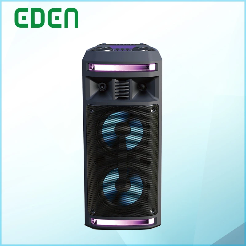 2020 Popular Sale Wireless Professional Portable Rechargeable DJ Karaoke Trolley Bluetooth PA Speaker with LED Light Speaker with LED Light