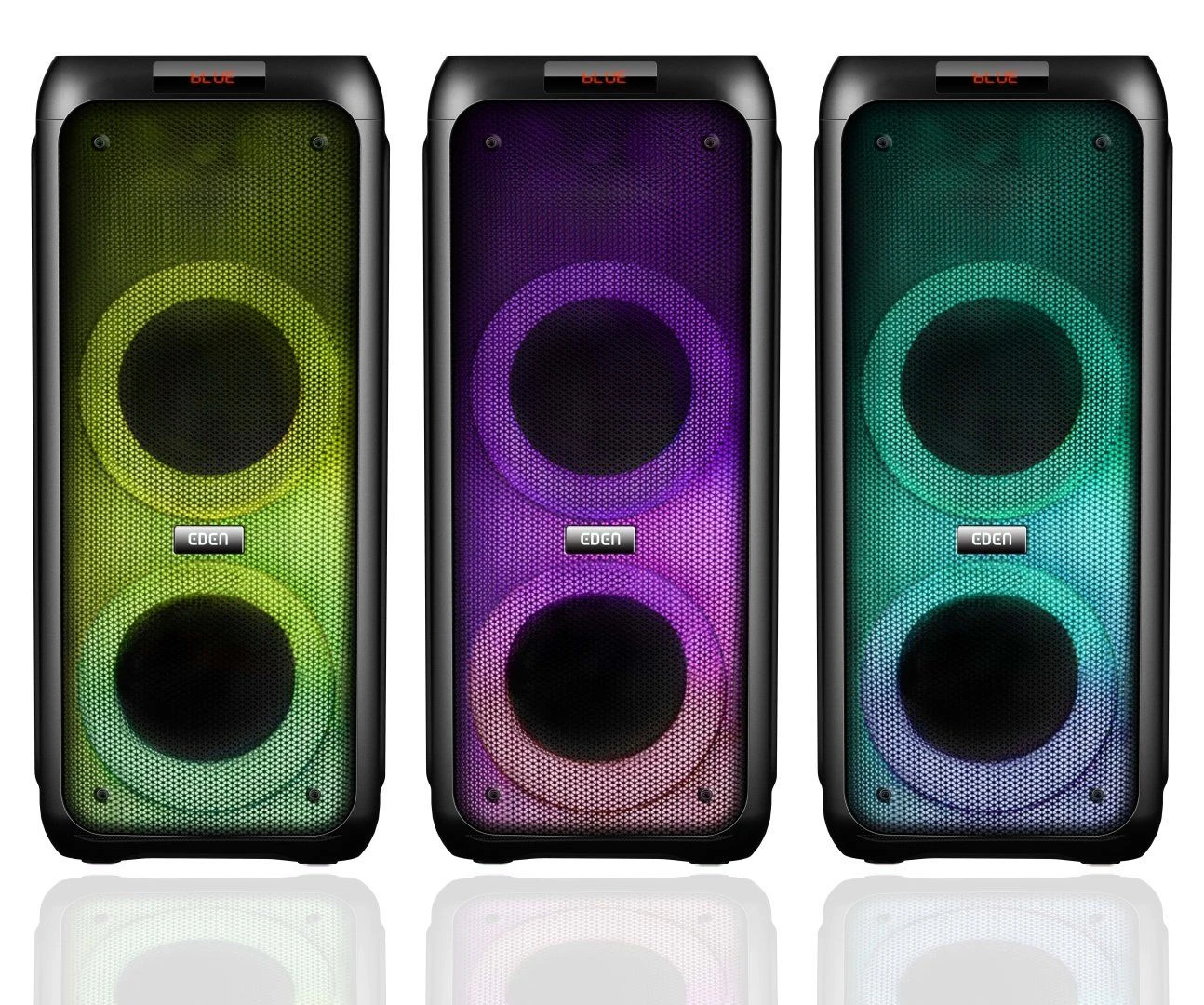 2020 Very Hot New with Fire Effect PA DJ Rechargeable Multimedia Bluetooth Portable Karaoke Eden Private Speaker Sound Box Audio ED-505