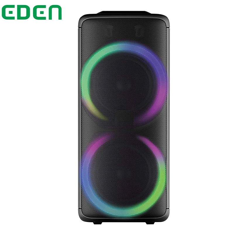 2022 Entertainment Dual 10inch PRO Private Portable Wireless Powerful PA Party Built in Amplifier Audio Speaker