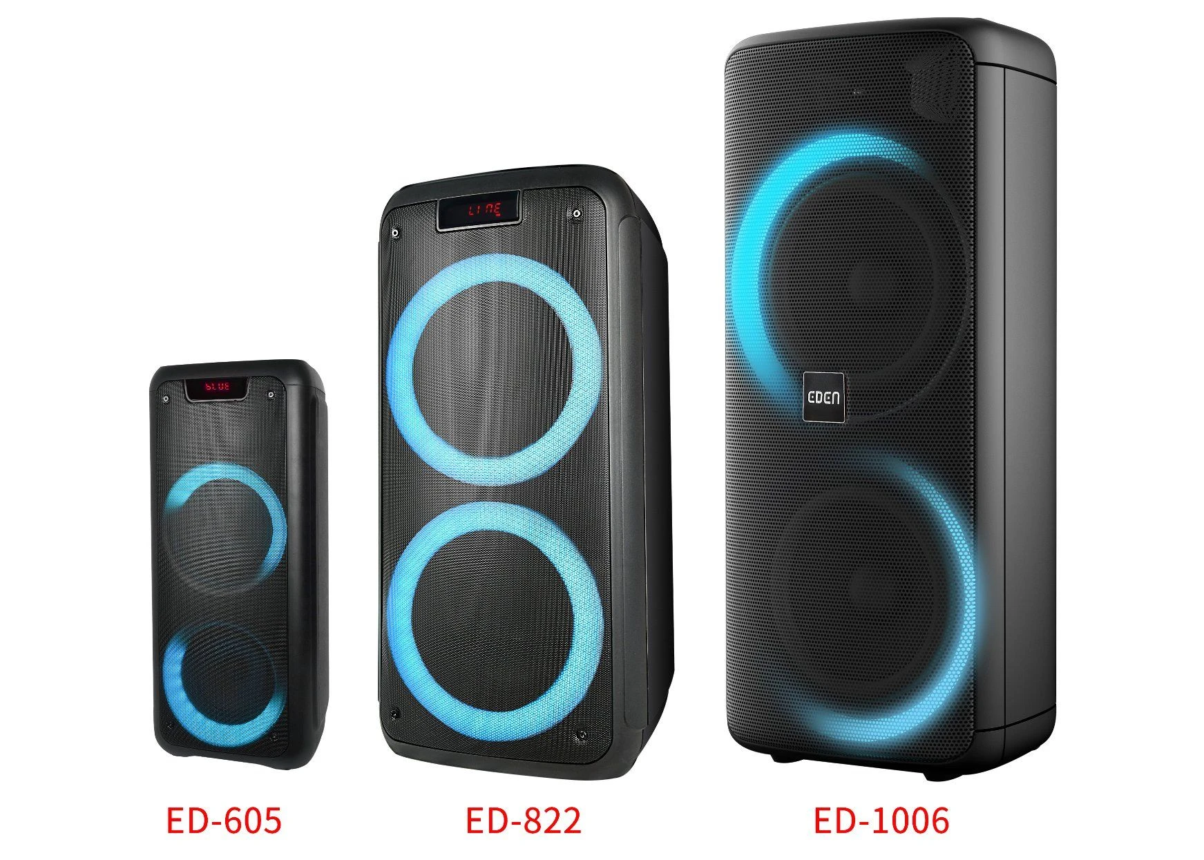 2022 Hot Sale Big Power 100W Dual 10inch Private Portable Wireless Outdoor Activities PA Audio Speaker